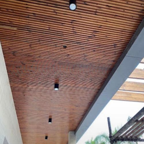 Balcony ceiling decoration - KSR Constructions