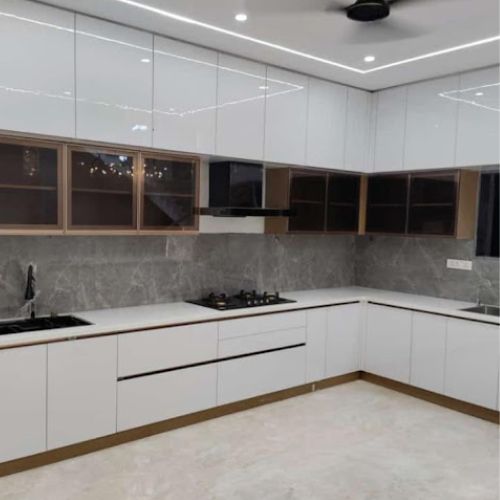 Classy modern kitchen interior design - KSR Construcitons